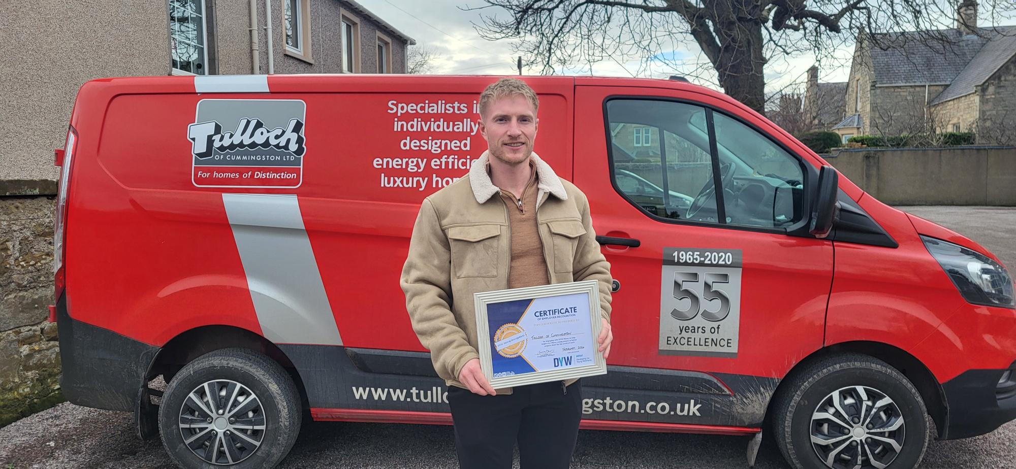 Local Construction Firm Recognised for Helping Develop Moray&rsquo;s Workforce