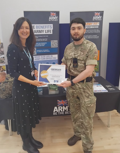 DYW Moray Recognises Sgt Mark Whyte of the British Army as Employer of the Month for September 2025
