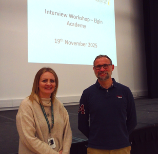 Gordon Macphail at interview workshop